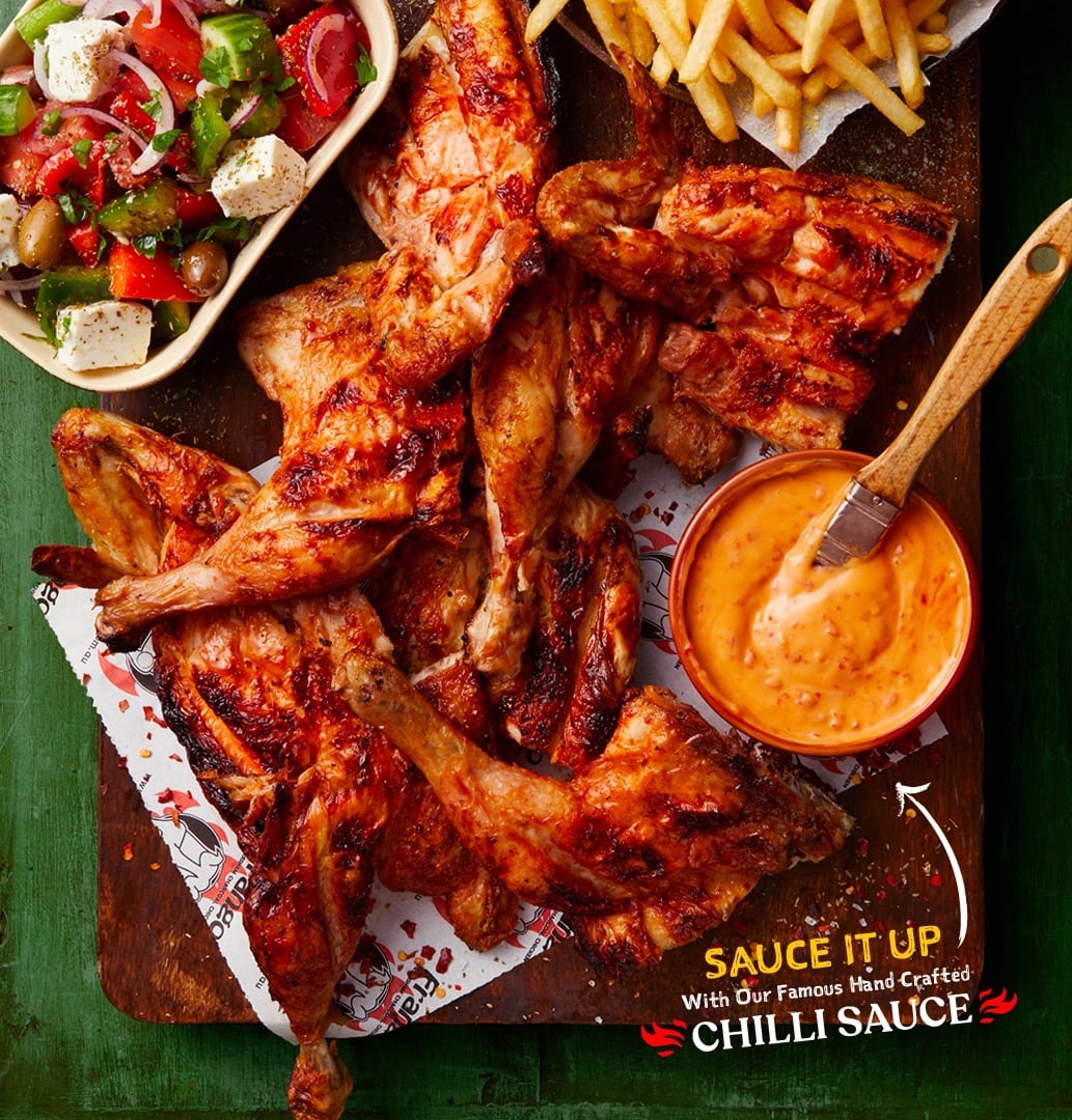 Frangos menu deals